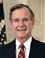 George H. W. Bush presidential portrait (cropped 2)