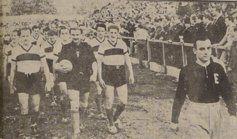 Inauguración del Estadio Independencia 12-10-1945
