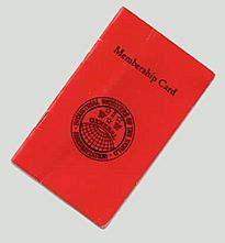Archivo:Industrial Workers of the World membership card