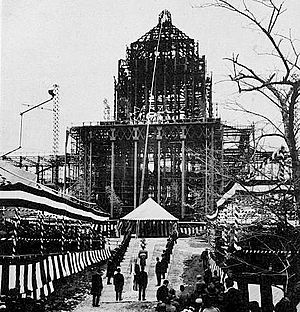 Archivo:Japanese Diet Hall Raising Ceremony 1927
