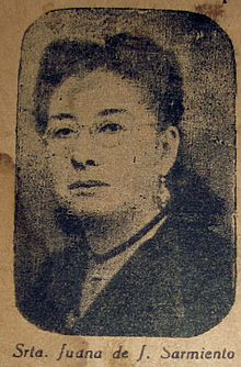 Juana de J Sarmiento23 de junio de 1899.jpg