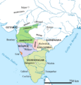 Karta sodra indien 1500-es