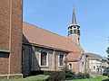 Koewacht-Moerbeke, de Sint Filippus en Sint Jacobuskerk oeg34290 positie2 foto1 2013-05-06 13.12