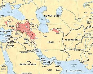 Archivo:Kurdish-inhabited areas of the Middle East and the Soviet Union in 1986