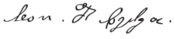 Leon Czolgosz Signature.svg