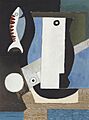 Louis Marcoussis Composition cubiste au portrait 1926