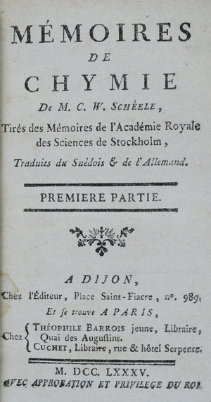 Archivo:Mémoires de chymie Scheele RGNb10364341.02.vol I.tp 1785