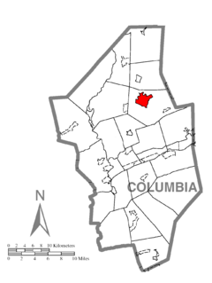 Map of Stillwater, Columbia County, Pennsylvania Highlighted.png