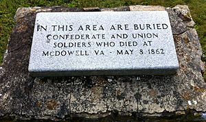 Archivo:McDowell cemetery plaque
