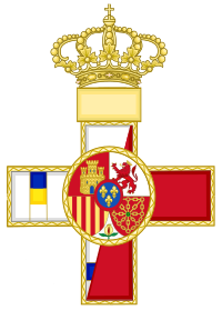 Military Merit Grand Crosses and Crosses (Spain) - Template.svg