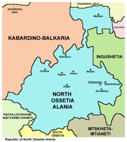 Archivo:North ossetia alania map