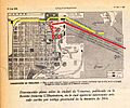 PLANO FRANCES - Pasquel, Rev Jarocha, Abr-1966, p30 Prairie en amarillo, Florida y Utah en rojo
