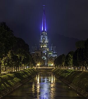 Archivo:Petrópolis Cathedral, Saint Peter of Alcantara Church, place of Emperor Pedro II, Brazil