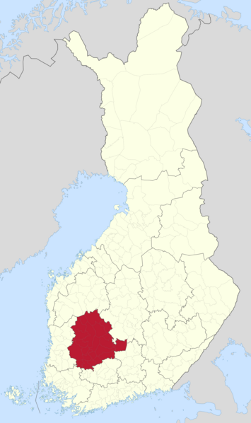 Pirkanmaa sijainti Suomi