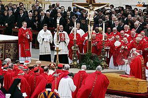 Archivo:Pope John Paul II funeral