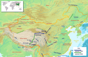 Archivo:Qingzangrailwaymap