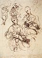 Raffaello, studi per madonne col bambino