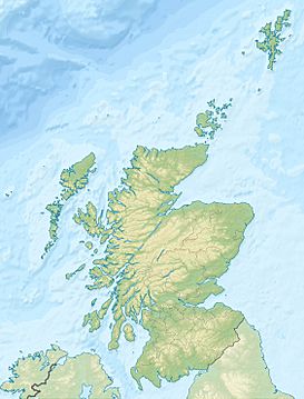 Montes Grampianos ubicada en Escocia