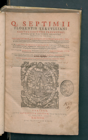 Archivo:Septimi Florensis Tertulliani Opera