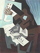 Stilleben mit Gitarre, Buch und Zeitung - Juan Gris (Kunstmuseum Basel)