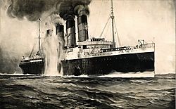 Archivo:Torpedoed Lusitania