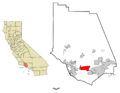 Ventura County California Incorporated and Unincorporated areas Camarillo Highlighted