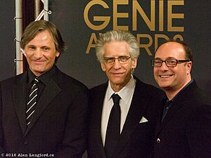 Archivo:Viggo Mortensen, David Cronenberg, Martin Katz, Genie Awards 2012 (6822700190)