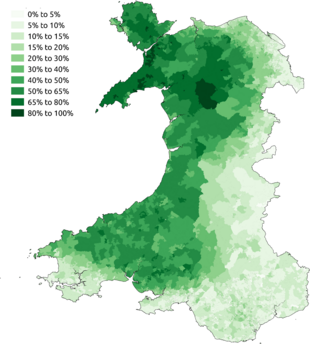 Archivo:Welsh speakers in the 2011 census