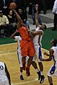 20130126 Jahlil Okafor shooting over Jabari Parker at Simeon-Whitney Young game