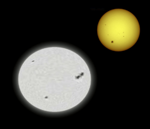 Archivo:Altair-Sun comparison