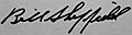Bill Sheffield signature