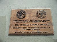 Archivo:Casa de Gonzalo Cámara Zavala, Mérida, Yucatán (01)