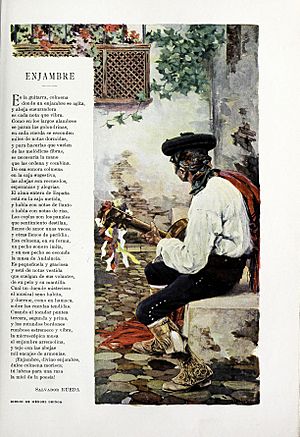 Archivo:Enjambre, Salvador Rueda & Narciso Méndez Bringa, Blanco y Negro, 22-06-1901