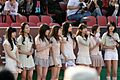Girls' Generation at the 2008 beach volleybal competition in Jamsil