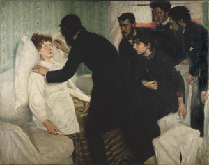 Séance hipnótico (1887), de Richard Bergh.
