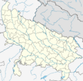 India Uttar Pradesh location map