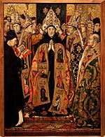 Jaume Huguet - The Consecration of St Augustine - WGA11794.jpg