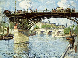 Jonas Lie - View of the Seine (1909)