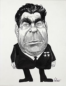 Archivo:Leonid Brezhnev by Edmund S. Valtan ppmsc.07952