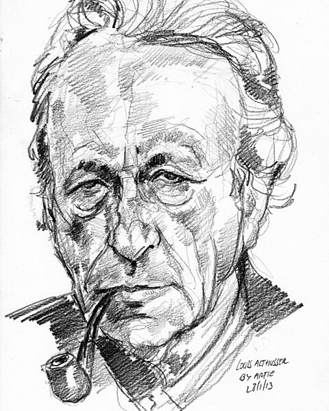 Louis Althusser sketch (8420987781) (cropped)