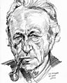 Louis Althusser sketch (8420987781) (cropped)