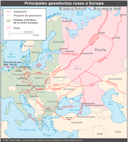 Archivo:Major Russian Gas Pipelines to Europe-es