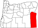 Map of Oregon highlighting Malheur County.svg