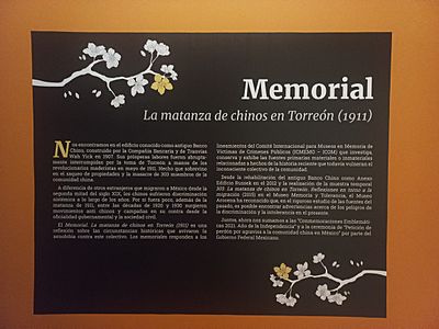 Memorial "La matanza de chinos en Torreón (1911)" 01
