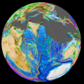 Opening of eastern Indian Ocean 40 Ma