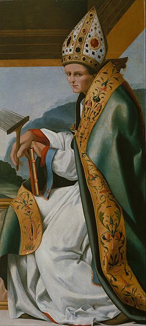 Archivo:Pere Fernández - Saint Blaise - Google Art Project