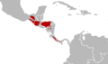 Pharomachrus mocinno map