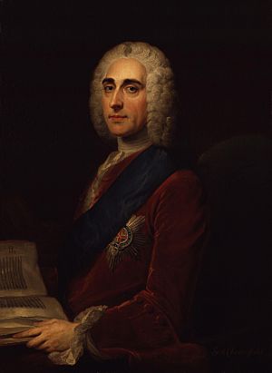 Archivo:Philip Dormer Stanhope, 4th Earl of Chesterfield by William Hoare