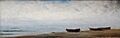 Platja amb barques c.1890