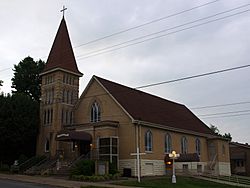 Saint Joseph's Catholic Church (Central City, Kentucky) - exterior 2.jpg